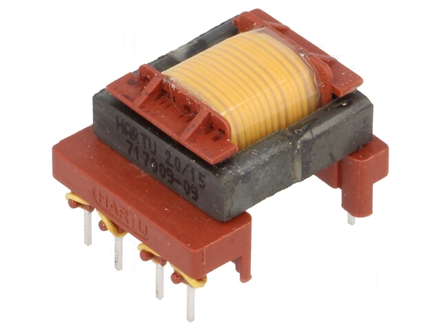 Transformator: pulstransformator; 4VA; 12V; 12V; voor omvormers Transformator: pulstransformator; 4VA; 12V; 12V; voor omvormers